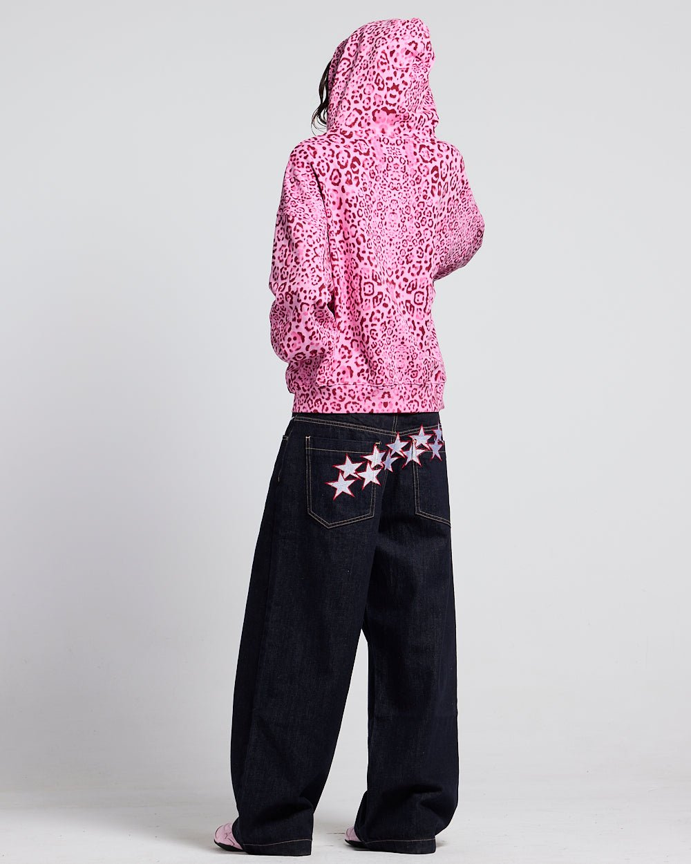 NOCTURNE BEAST ZIP HOODIE PINK