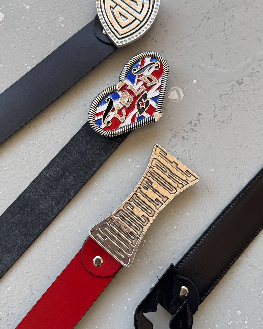 DIANA LEATHER GÜRTEL DUST BLACK