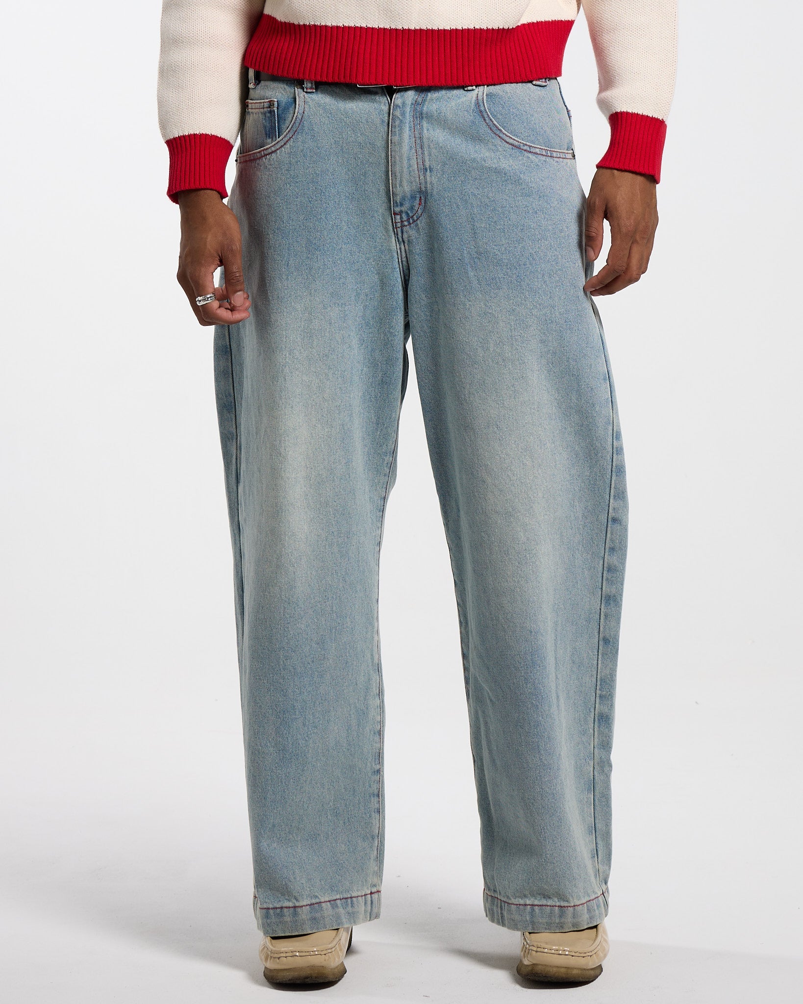 COWBOY V1 HOSI BLAUER DENIM