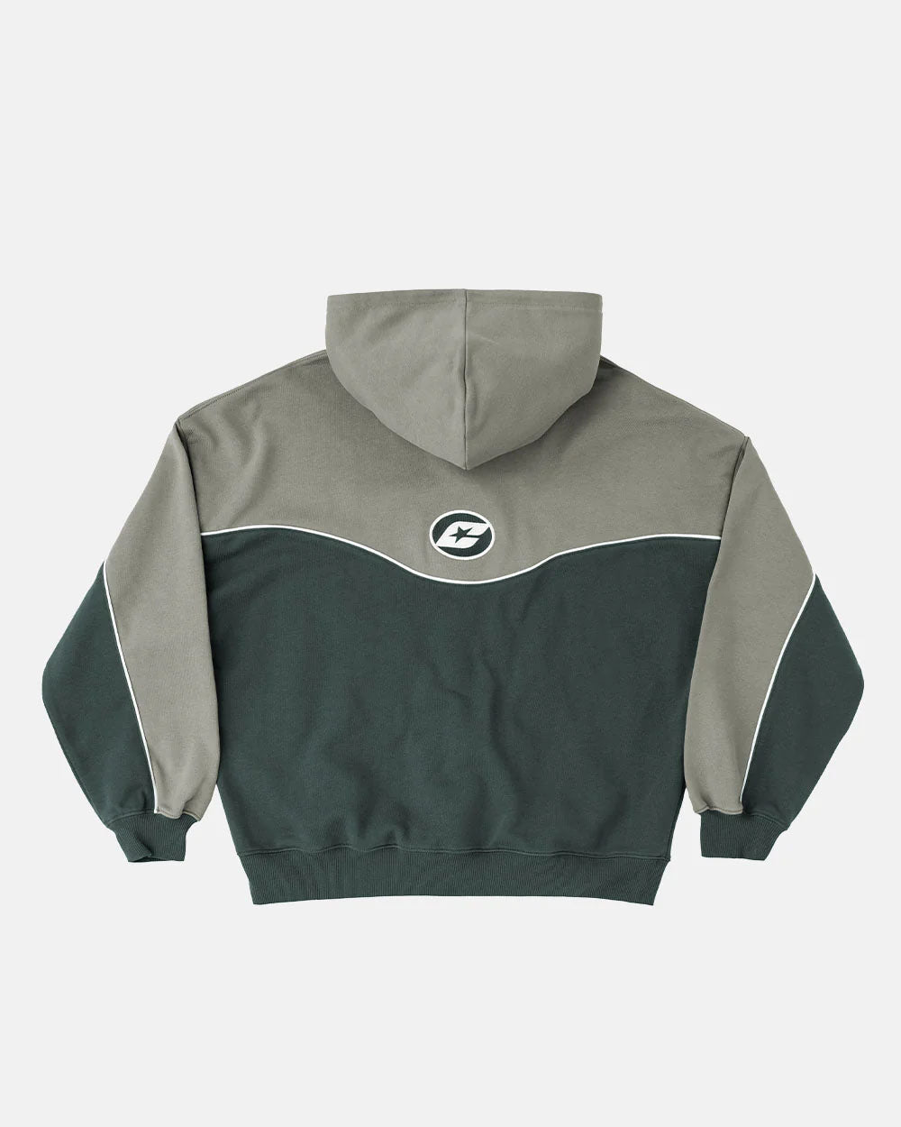 NO RISK ZIP HOODIE GRAU SKALA
