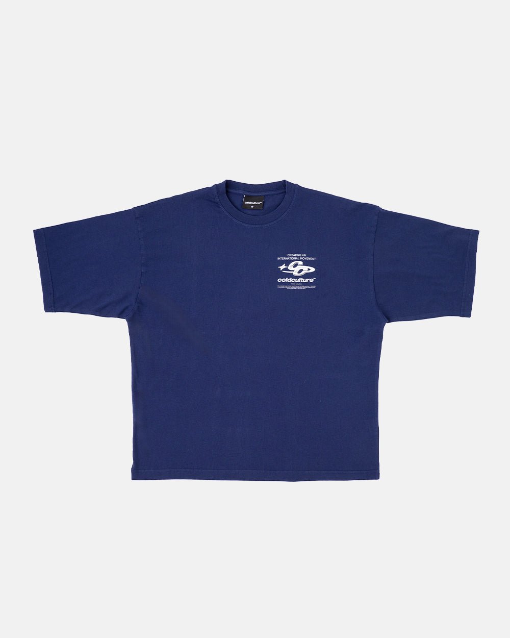 GLITZIGES T-SHIRT KOSMISCH BLAU