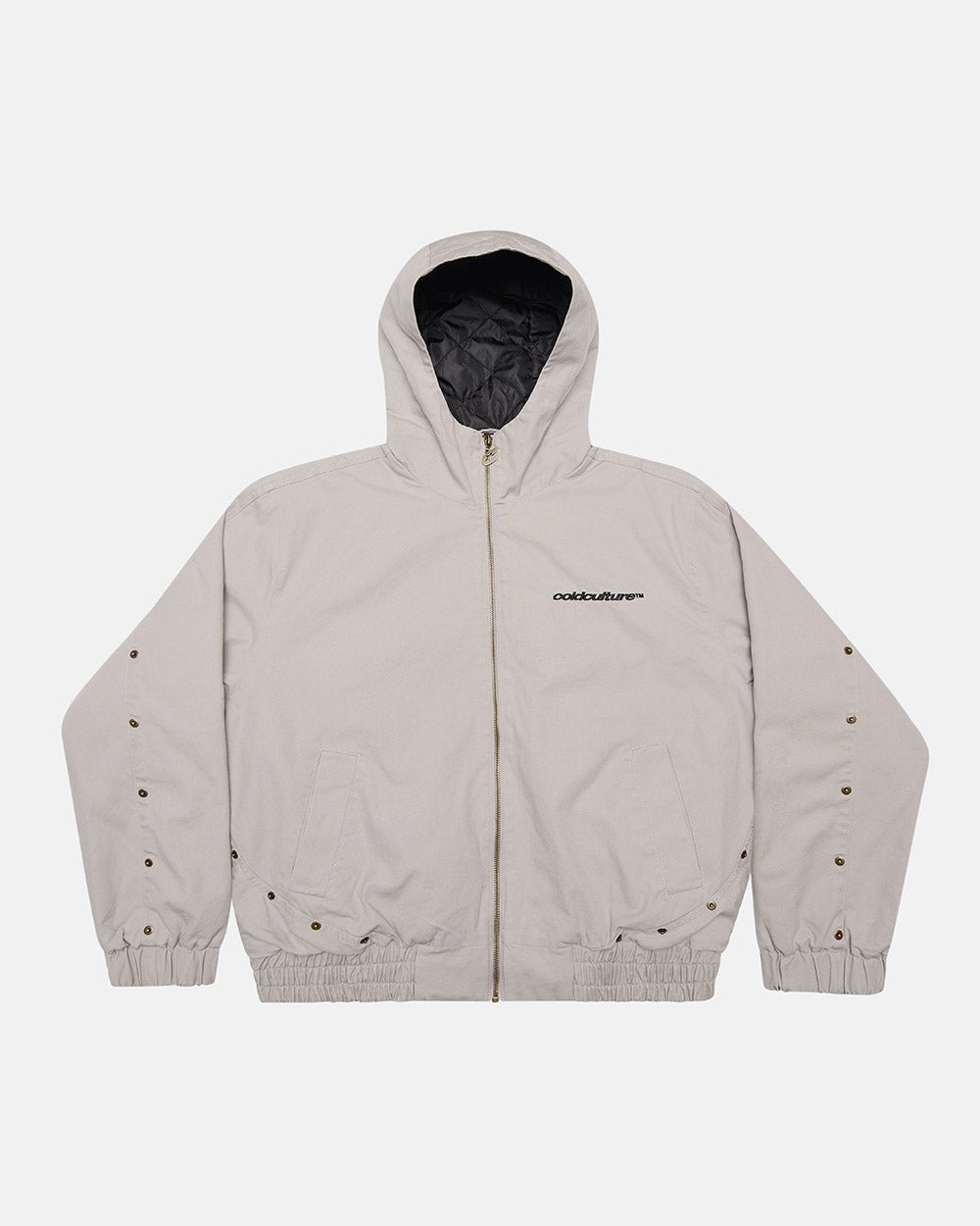 MIKE HOODED JACKET GRAU