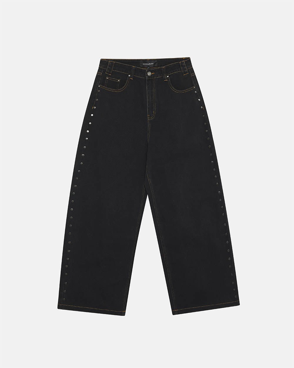 STUDS JEANS SCHWARZER DENIM