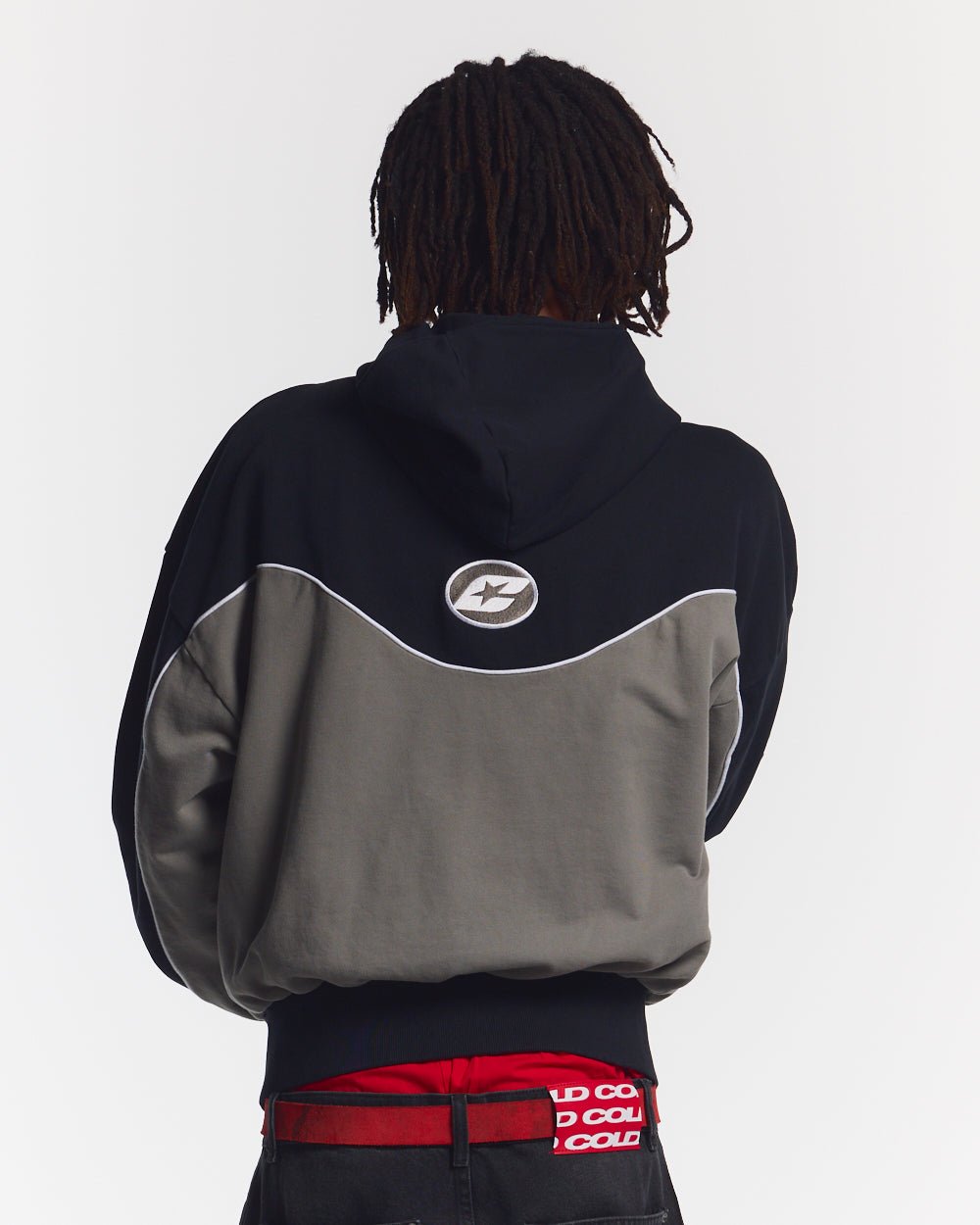 KEIN RISIKO ZIP-HOODIE SCHWARZ
