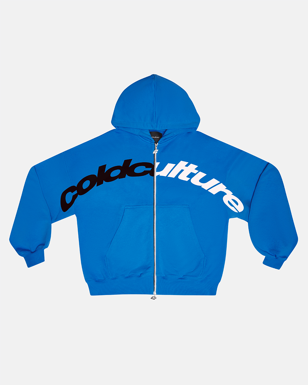 DRIVEN ZIP HOODIE BLAU