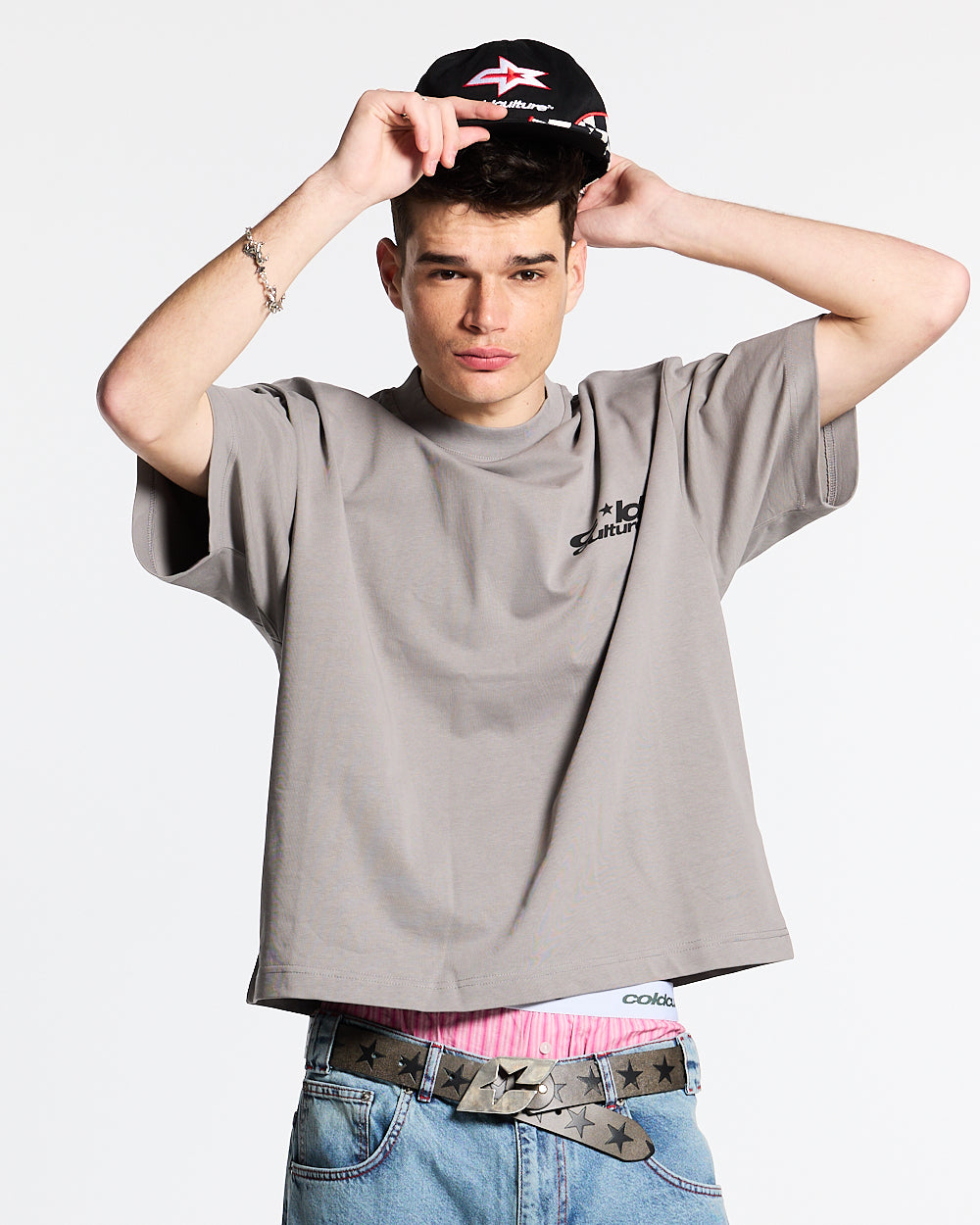 HERZ ASHTRAY TEE FROST GREY