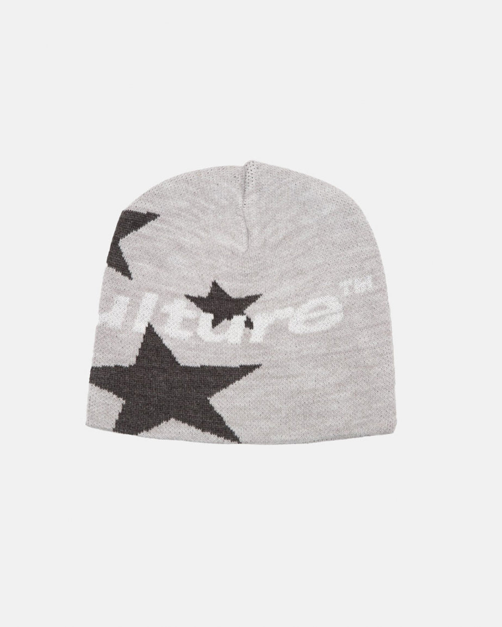 ITALIC STARS BEANIE ULTRA LEICHT GRAU