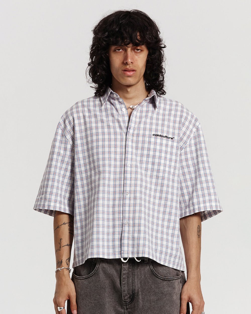 ONE POCKET SHIRT SQUARE MOTIF
