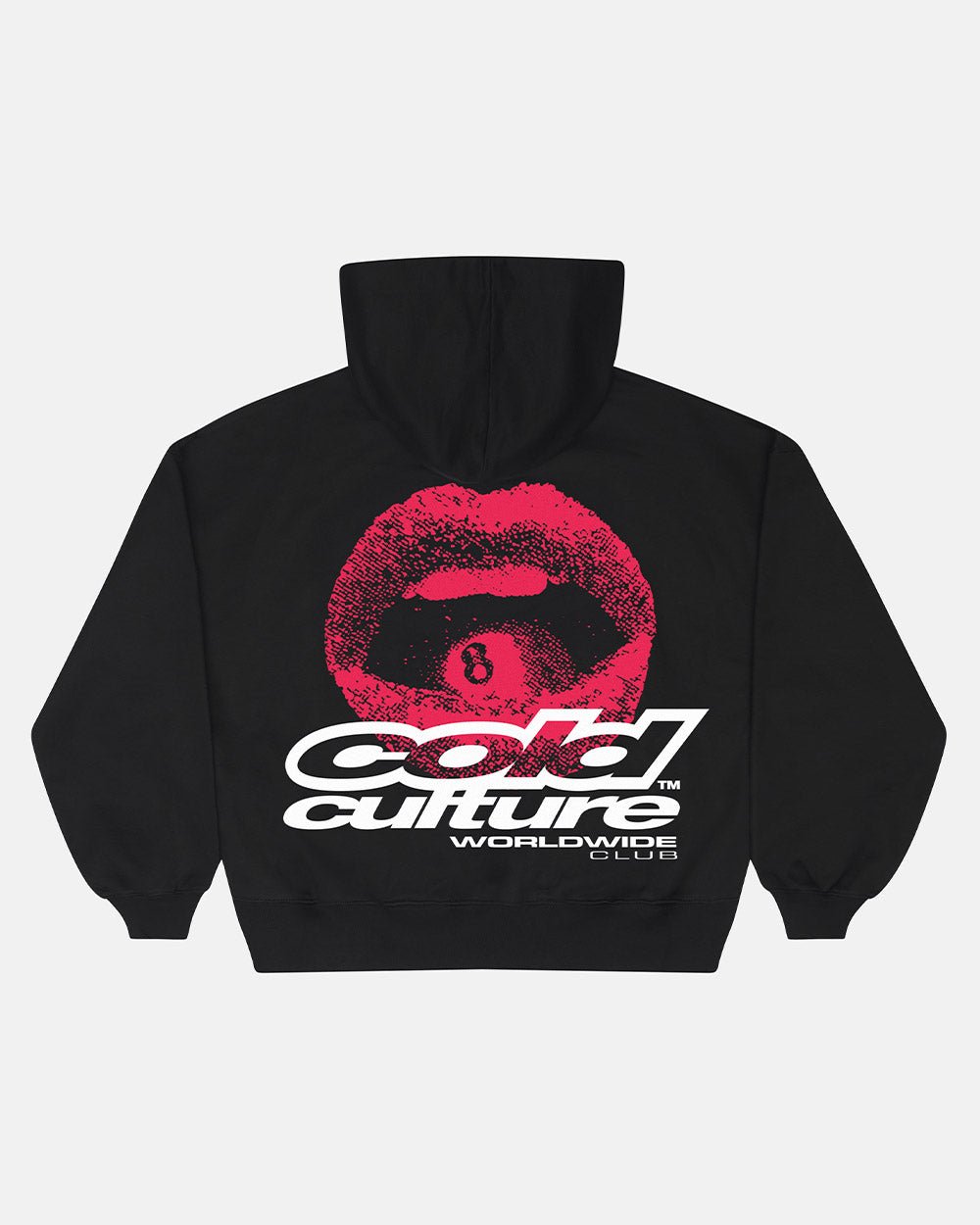 LIP COMBO HOODIE SCHWARZ