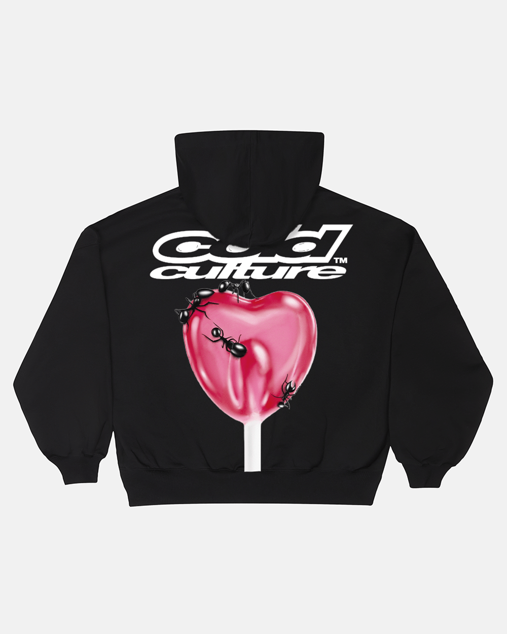 LOLLIPOP ZIP HOODIE SCHWARZ