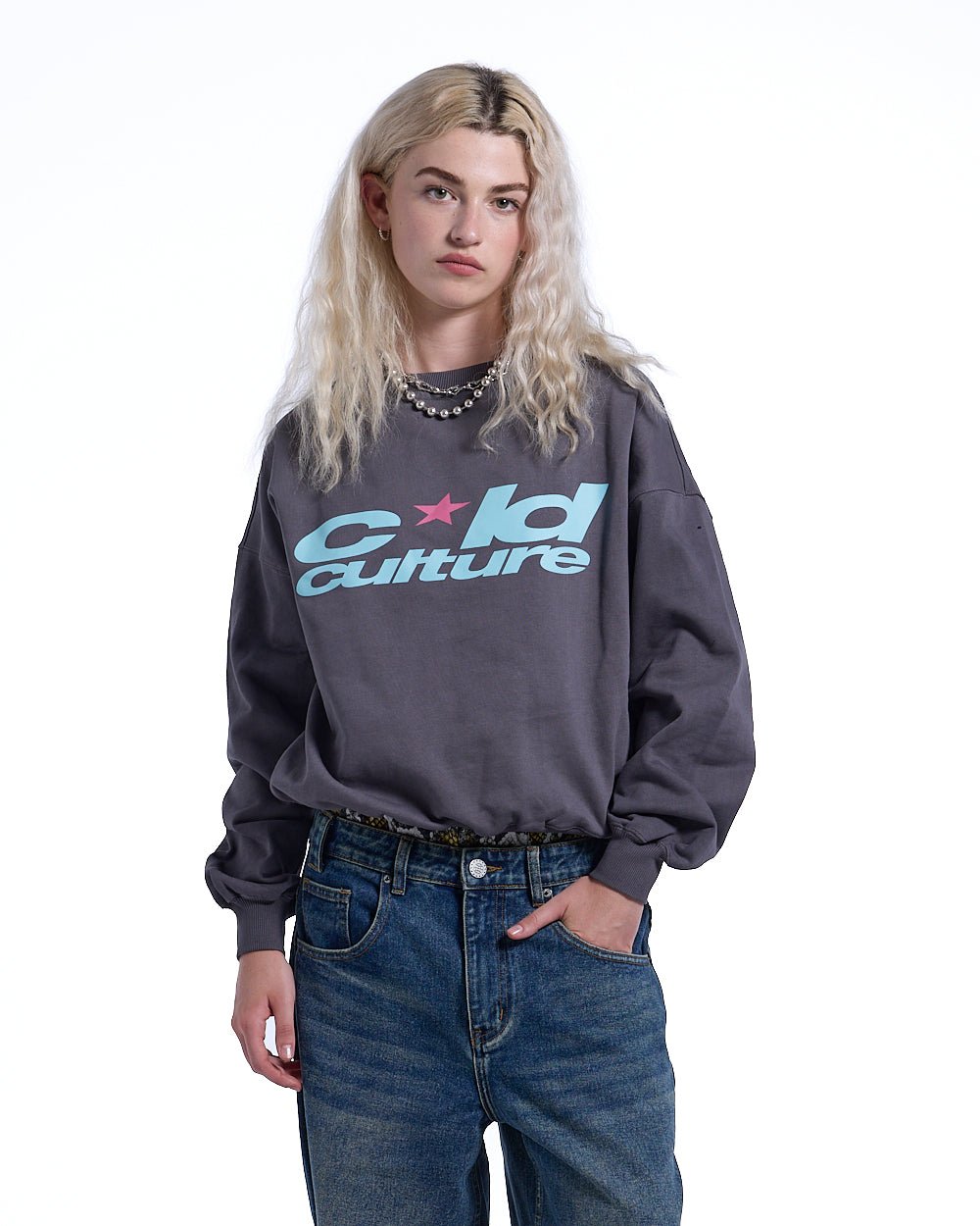 HARPER CREWNECK LILA UND BABYBLAU