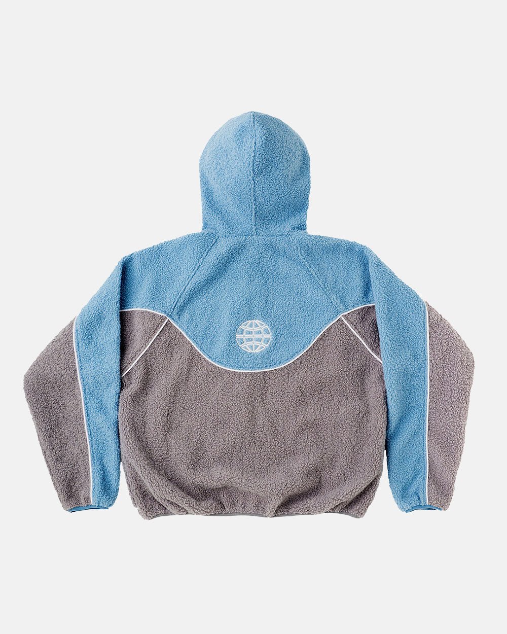 KEIN RISIKO FLEECE JACKE STEINGRAU/STERLINGBLAU