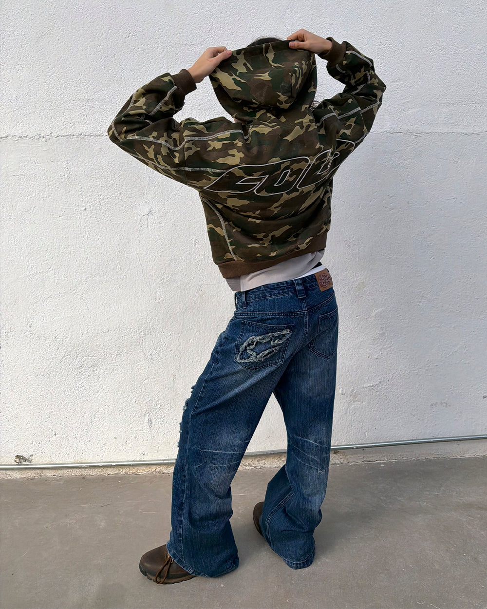ROLLER HOODIE CAMO GRÜN