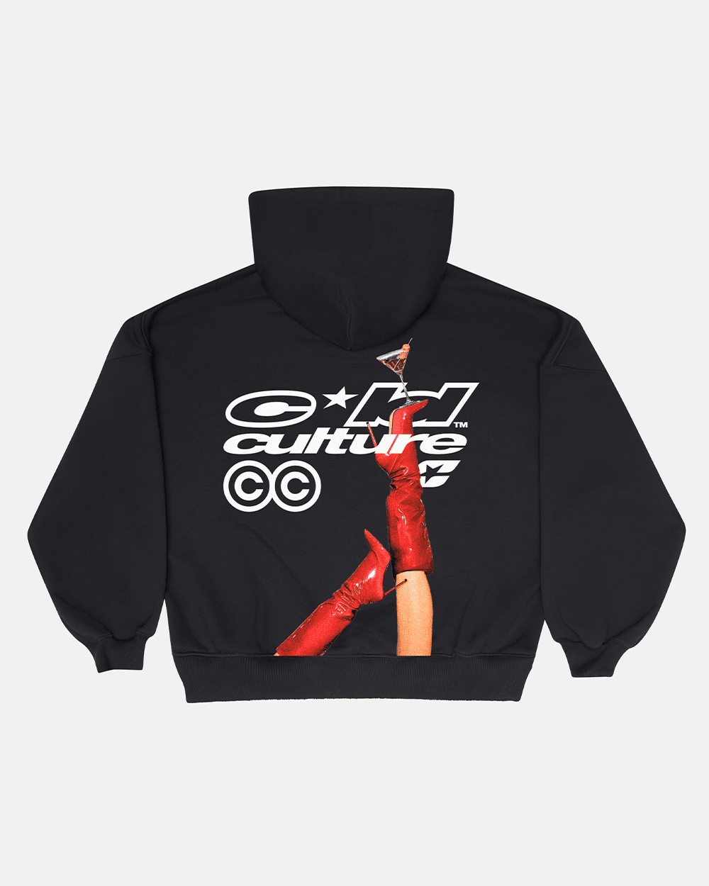 ICH SCHWÖRE, ES IST EINE WASSERHOODIE SCHWARZ