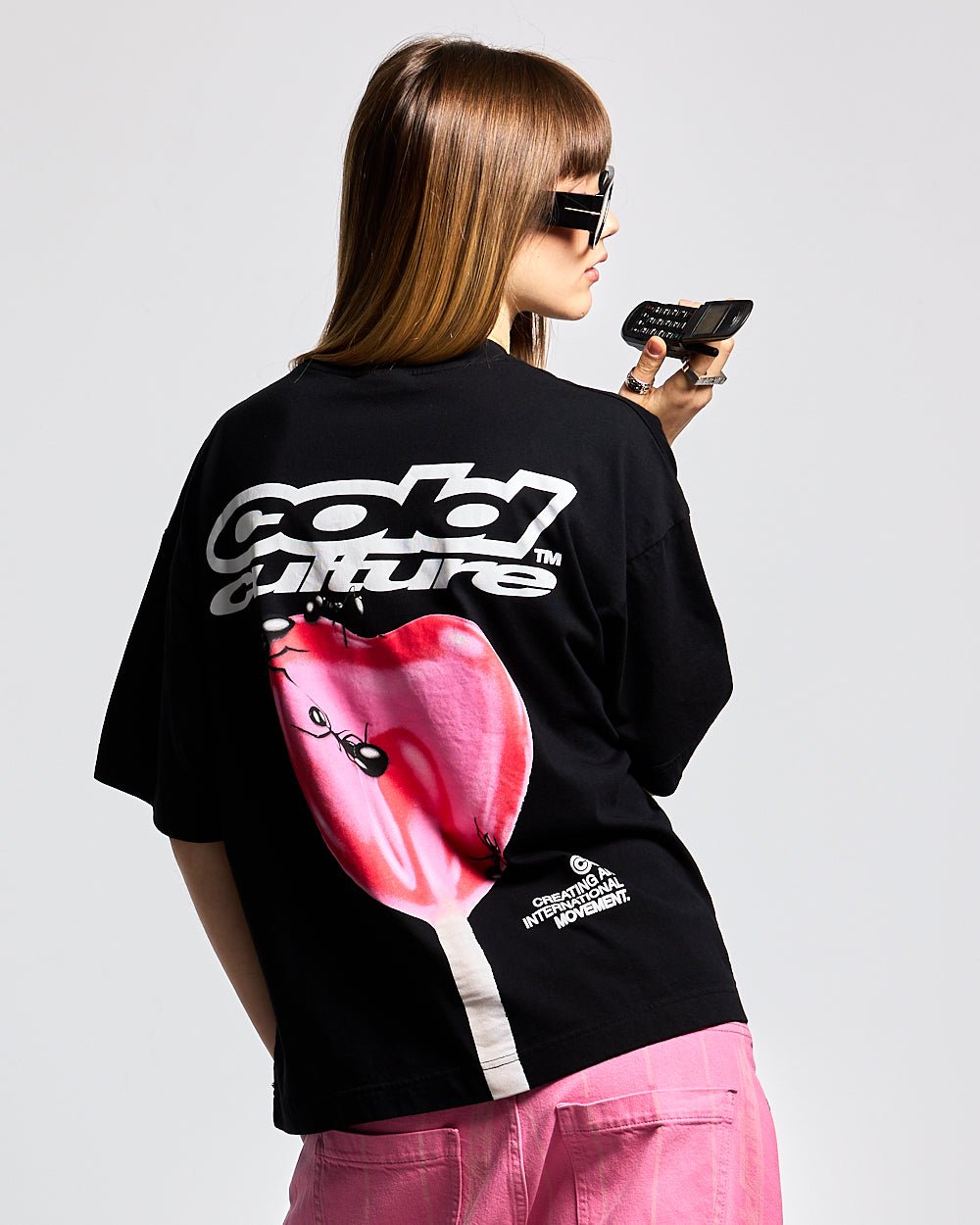 LOLLIPOP TEE SCHWARZ