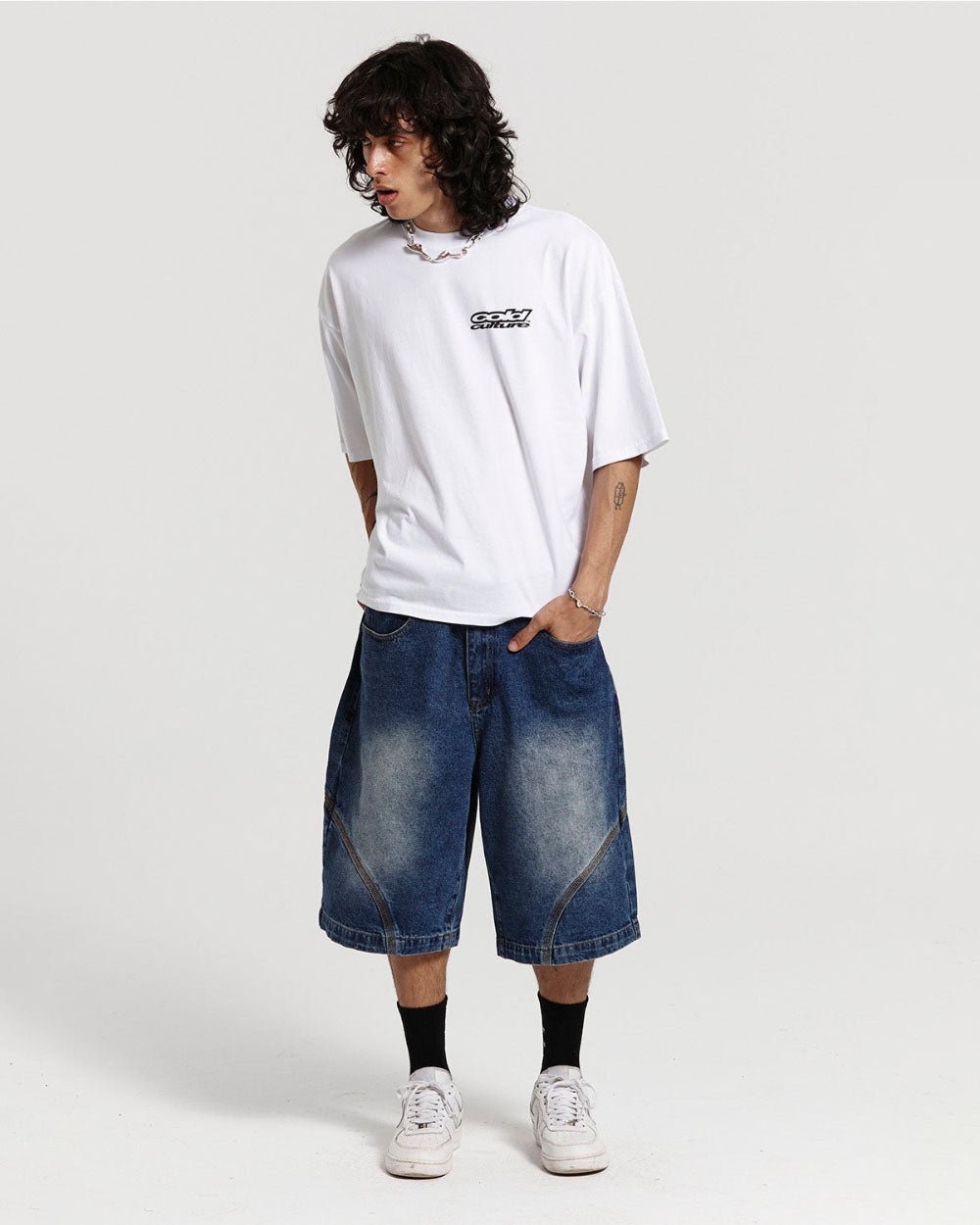 DESTINATION SHORTS BLAUER DENIM