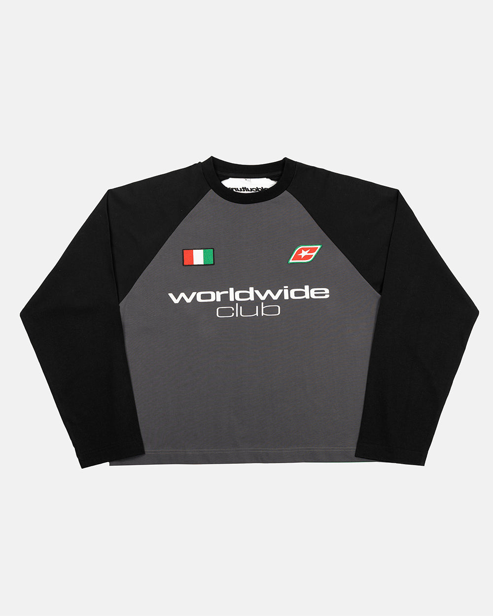 TRICOLORE LONGSLEEVE SCHWARZ