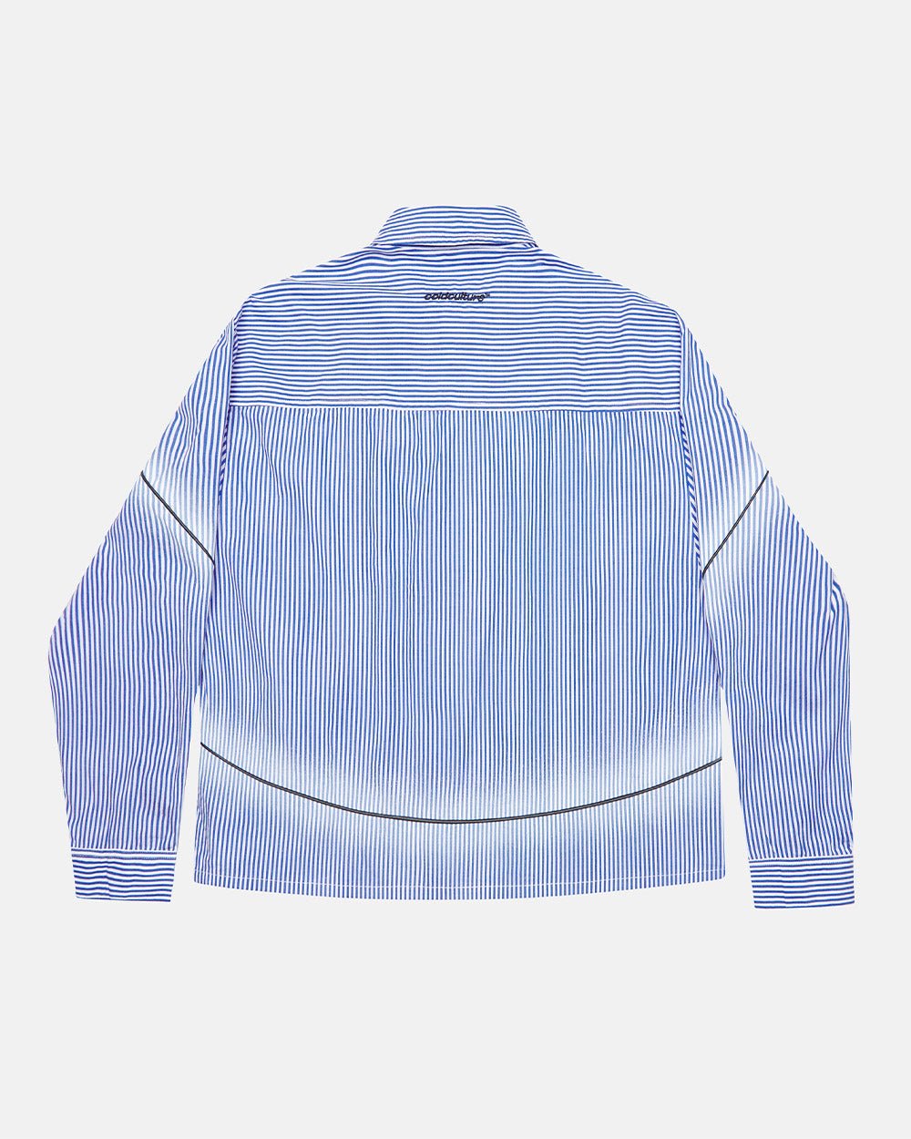 WELTWEITER LANGÄRMELIGER HEMD BLAU UND WEISS