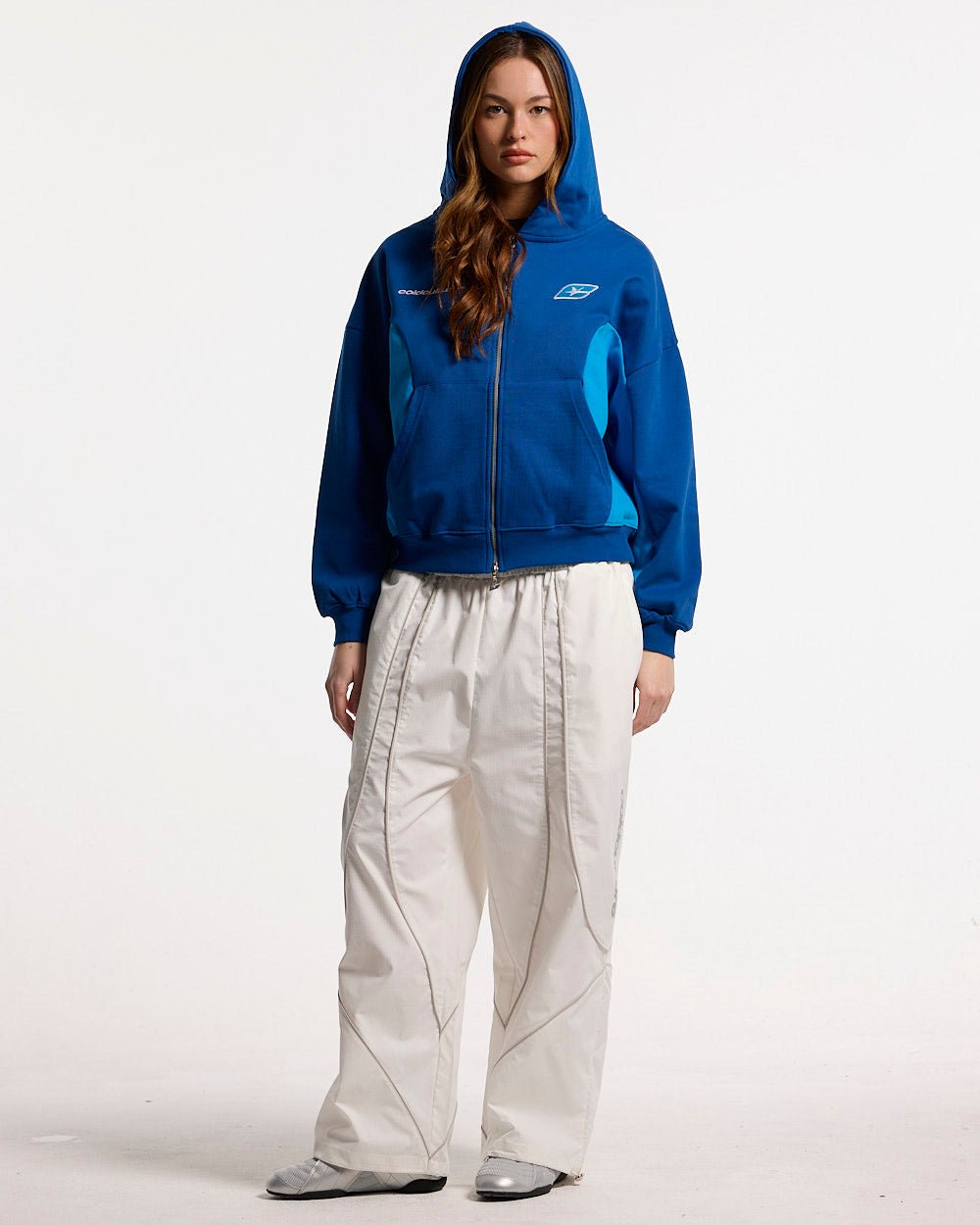 TWISTTER ZIP HOODIE BLAU