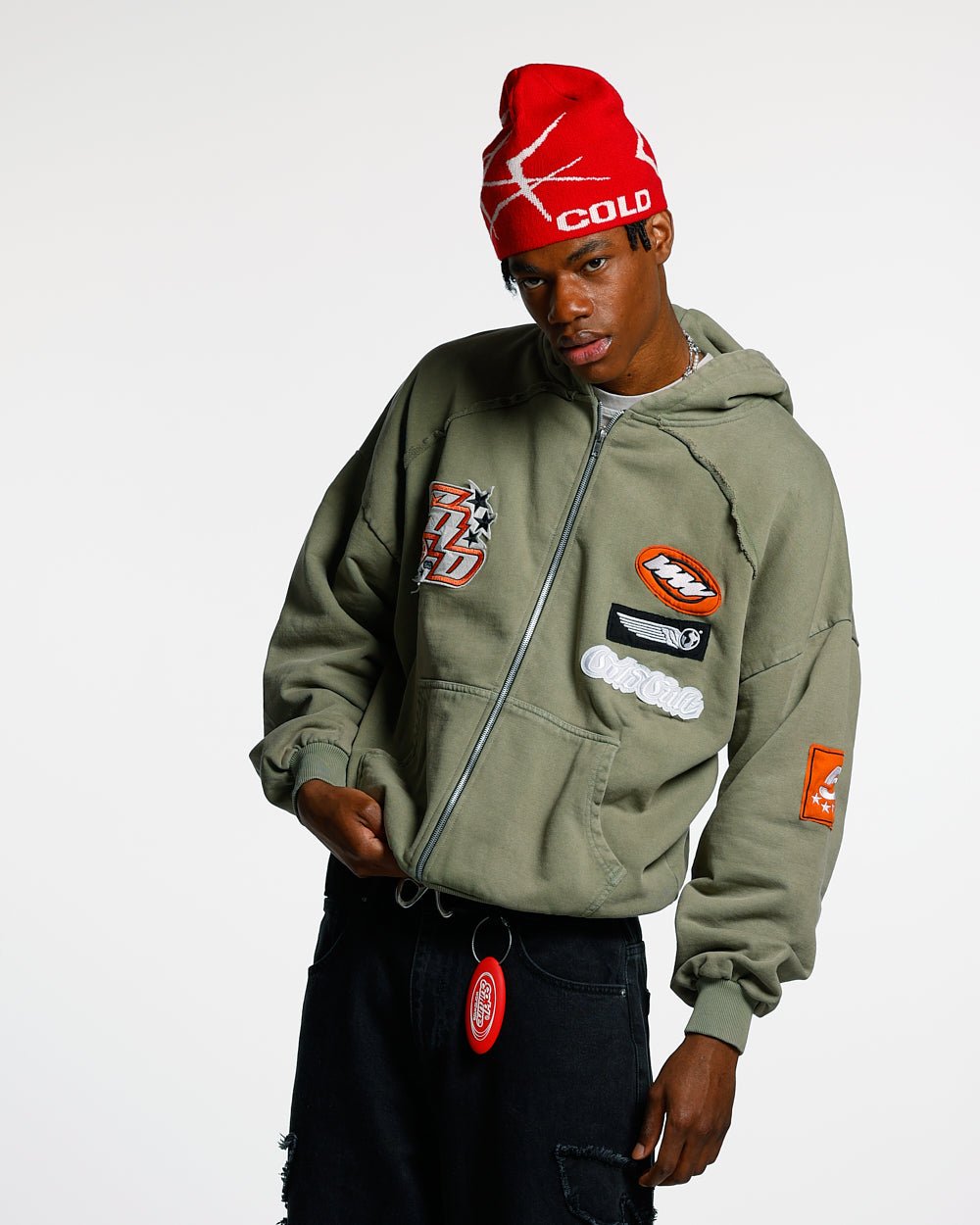 WALKER ZIP HOODIE WASCHGRÜN
