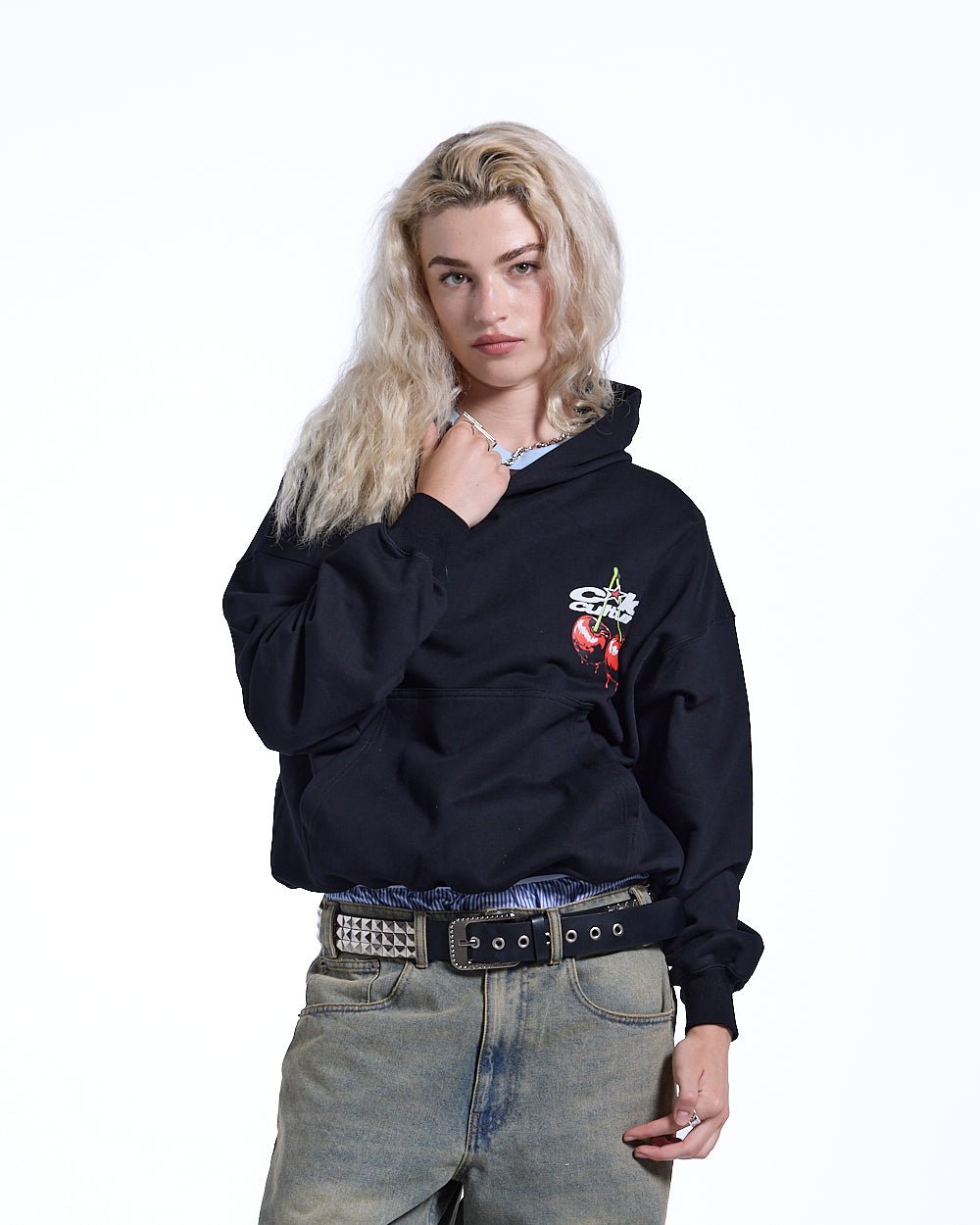 KIRSCH HOODIE SCHWARZ