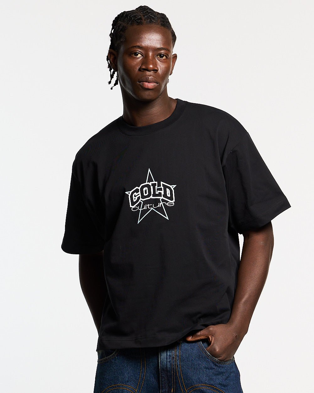 FROM COLD TO THE STARS TEE SCHWARZ