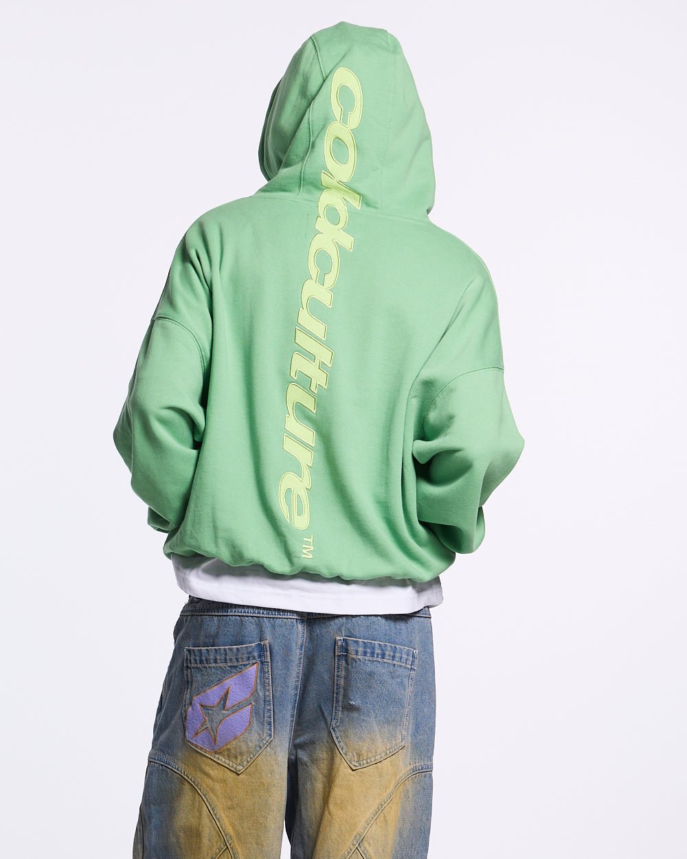 VERTIKALER HOODIE GRÜN