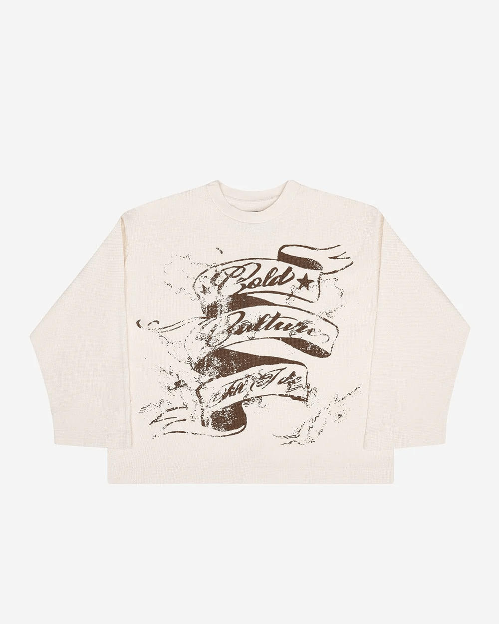BURNT ICONS LONGSLEEVE OFF WEISS