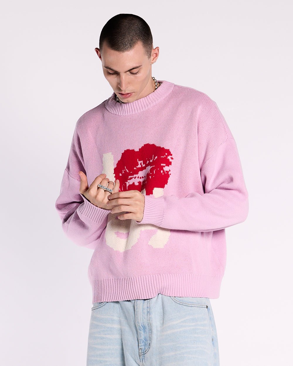 KISSES AND DOLLAR STRICK PINK