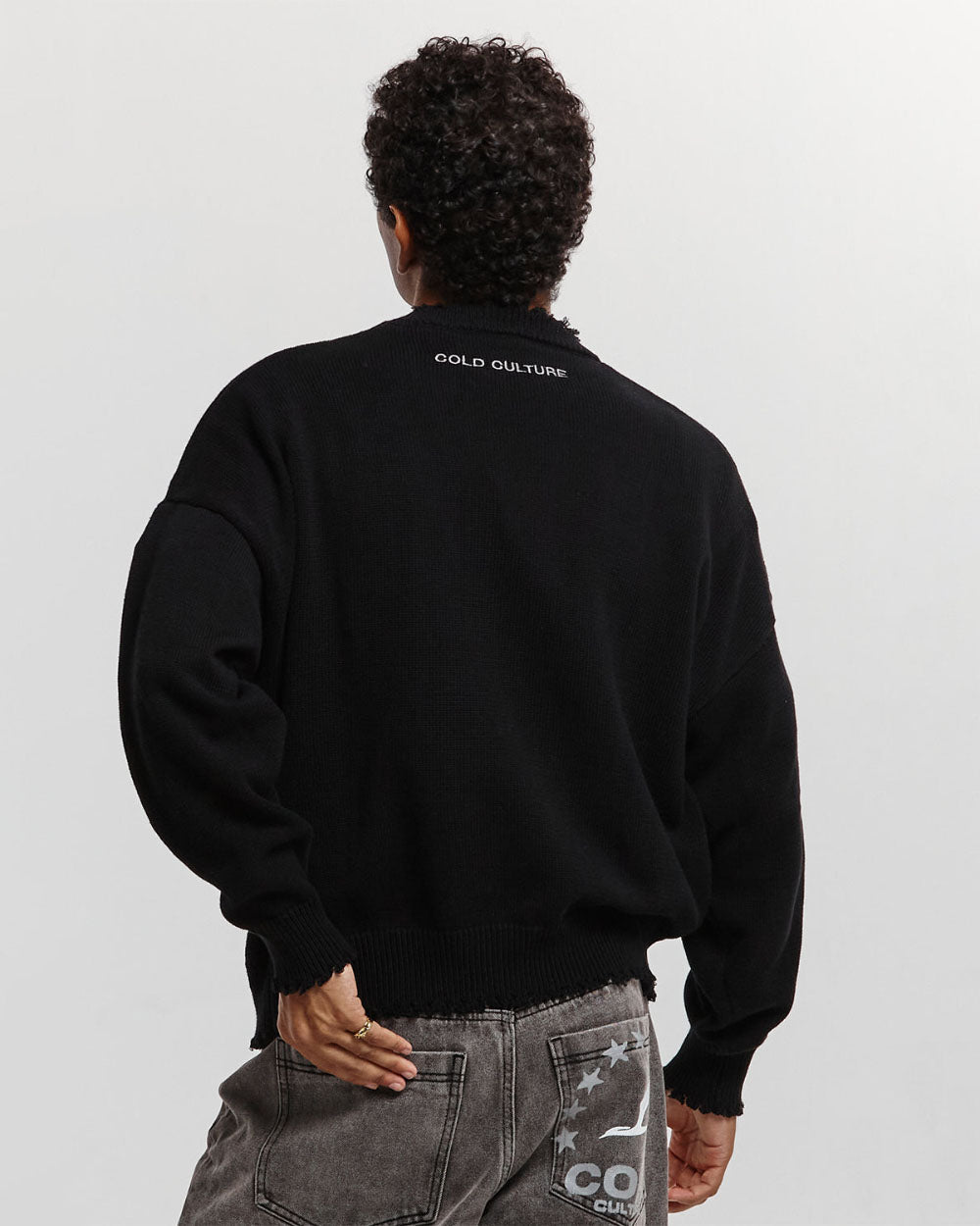 STARS KNIT SCHWARZ
